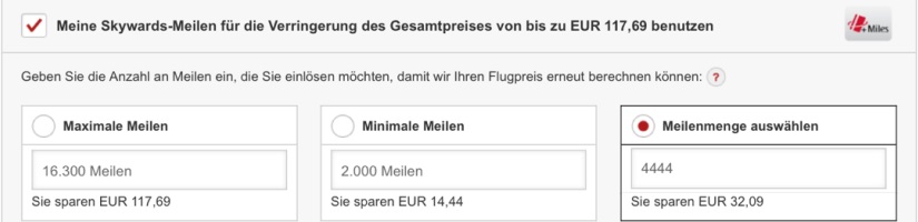 emirates skywards cash + miles cash+miles