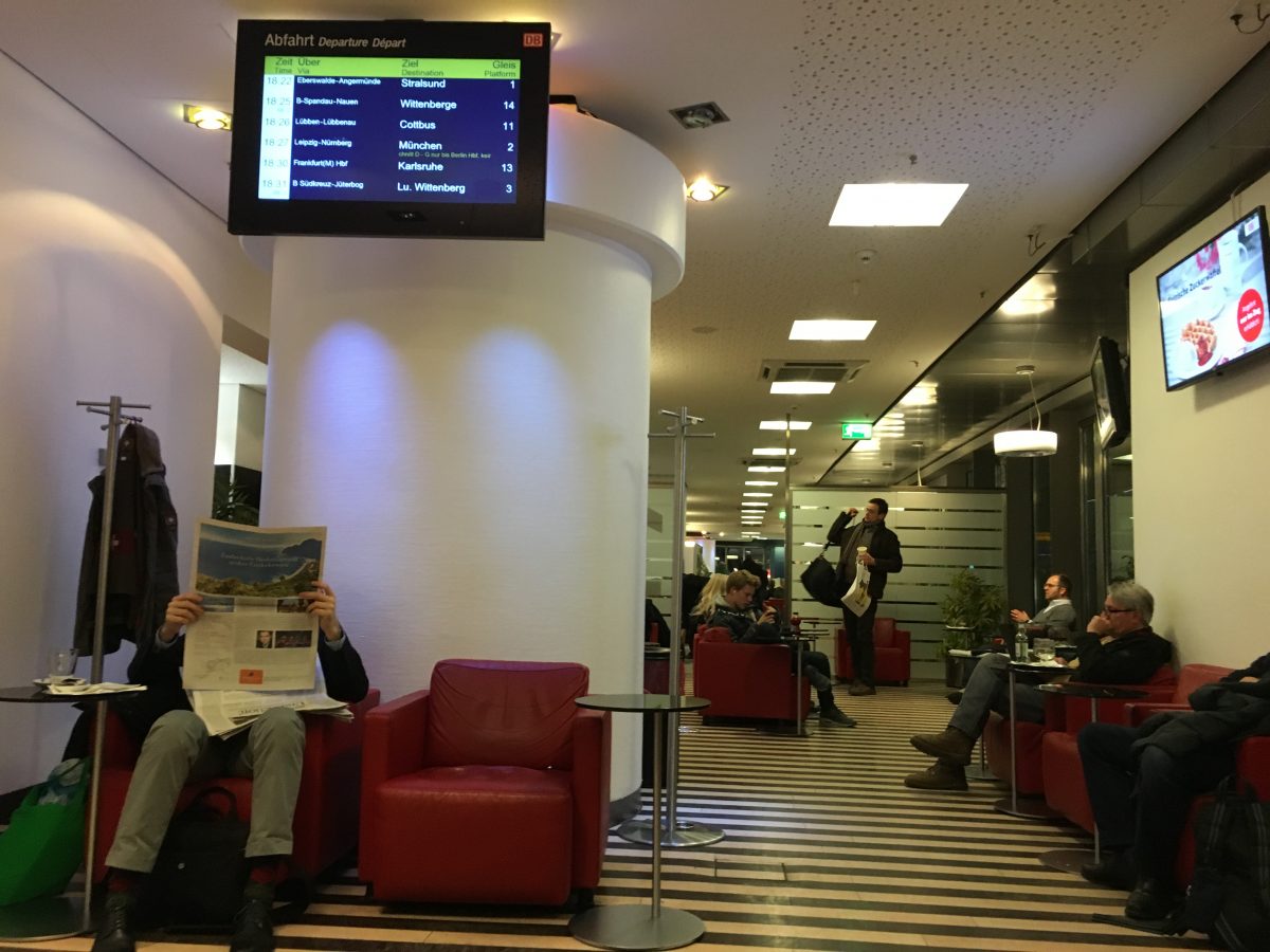 db lounge first class 1. klasse berlin deutsche bahn