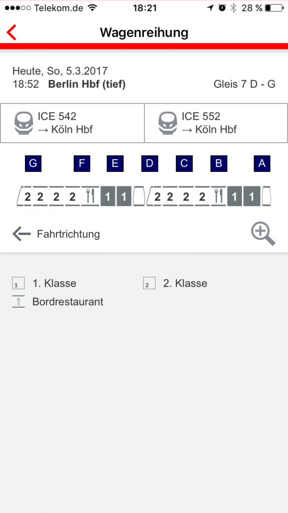 db bahn navigator app wagenreihung wagenreihungsplan