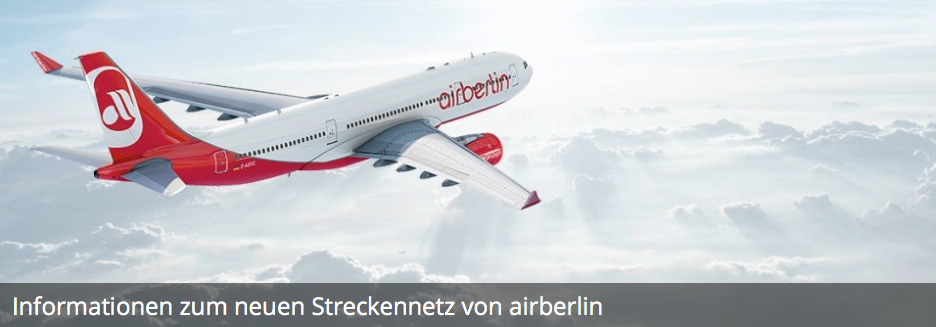 air berlin new arberlin streckennetz map karte airline flieger fluggesellschaft hub spoke