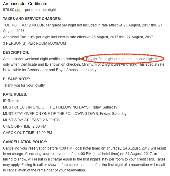 ihg ic intercontinental royal ambassador status