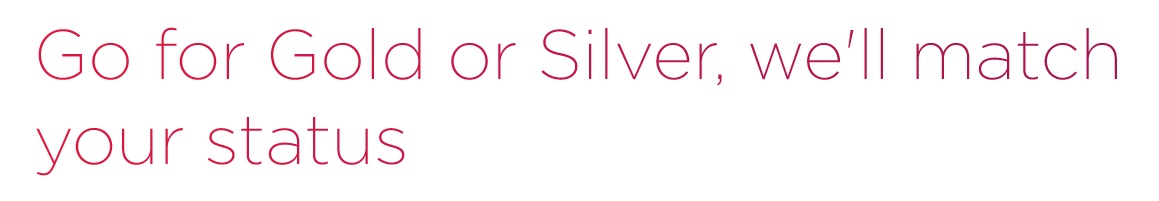 Virgin Atlantic: Status Match