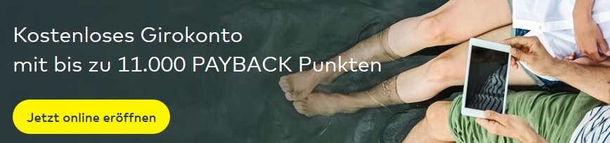 100€ oder 11.000 Payback-Punkte bei Eröffnung eines kostenlosen Girokontos bei comdirect.