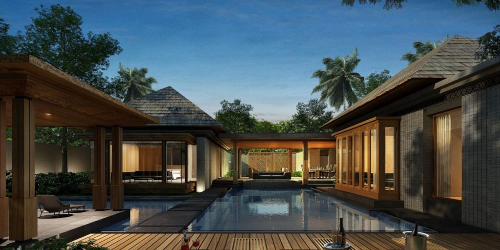 hotel Indigo Bali Seminyak Beach Two-bedroom villa with private outdoor swimming pool and lounge