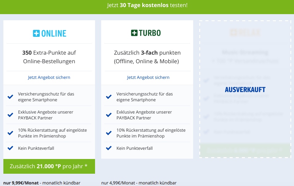 Payback Plus Punkte Miles & More Meilen +turbo +online