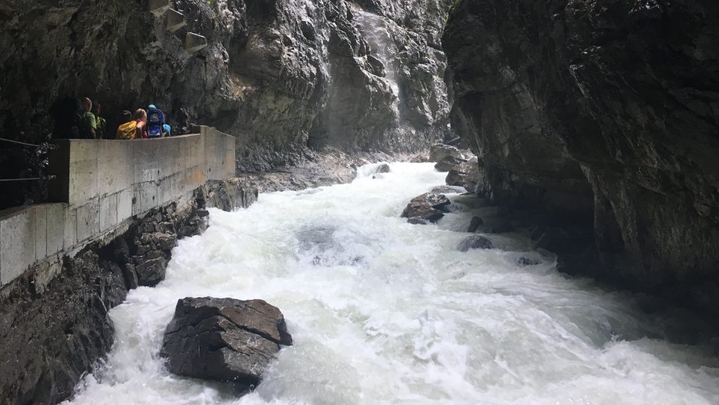 zugspitze alpen partnachklamm