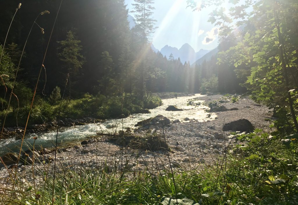 zugspitze alpen bockhütte partnach