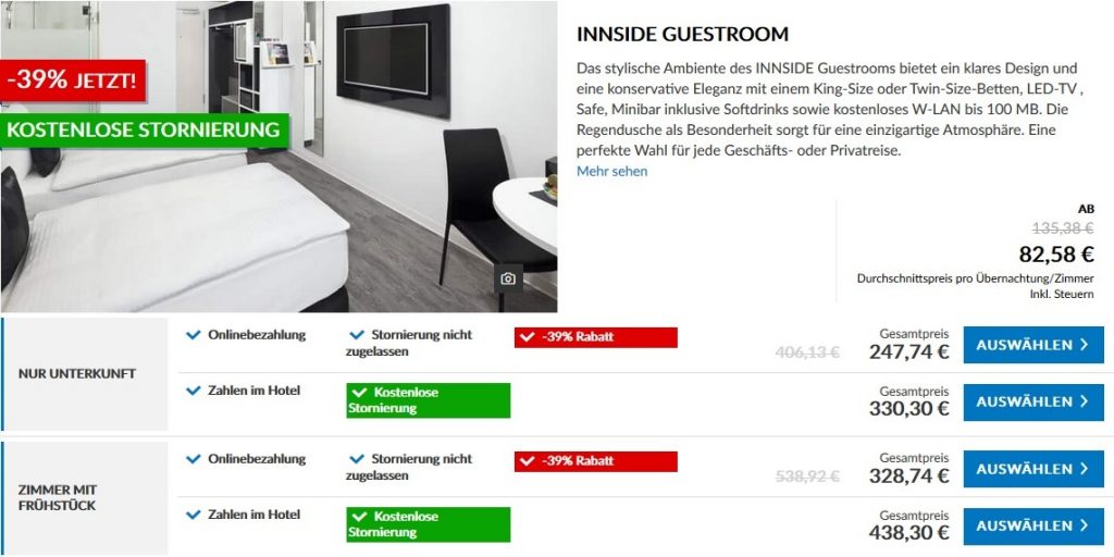melia innside aachen guestroom