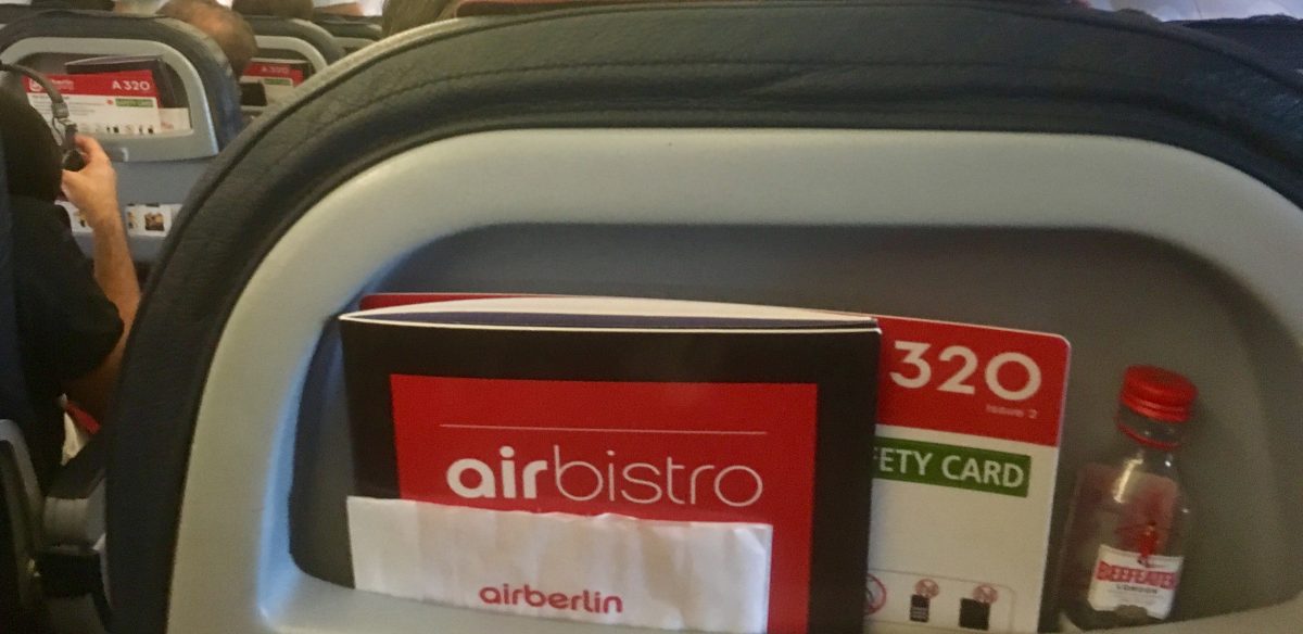 airberlin Economy Tel Aviv – Berlin (AB8383): Bewertung