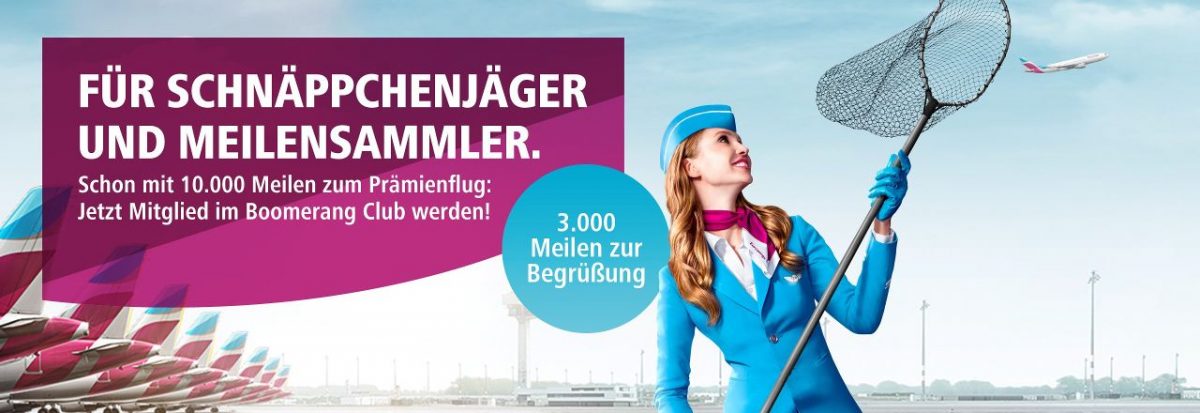 eurowings boomerang club 3000 promo