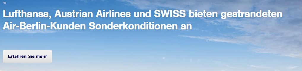 lufthansa air berlin airberlin swiss austrian airlines lh ab