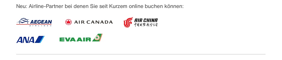 Miles and More: Weitere Star Alliance Airlines online buchbar