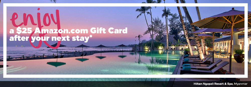 hilton hhonors honors Amazon Gutschein 25 USD