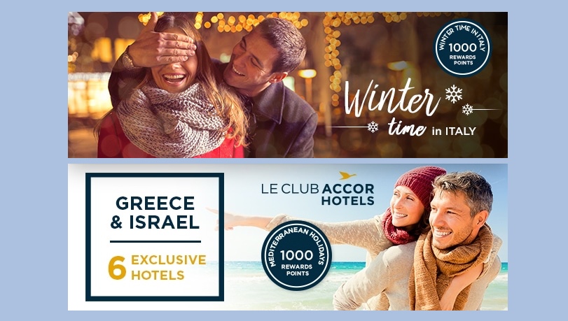 AccorHotels Promotions für Italien, Griechenland und Israel