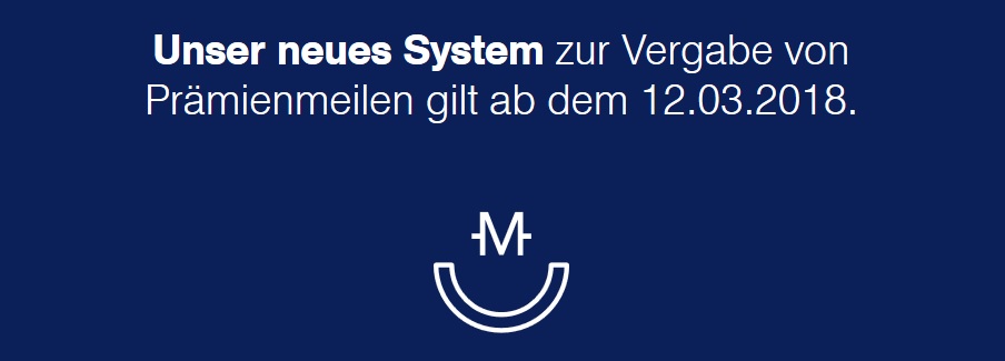 miles and more mitte märz 12.03.2018 12.3.18 umsatzbasiert prämien status meilen berechnung bewertung