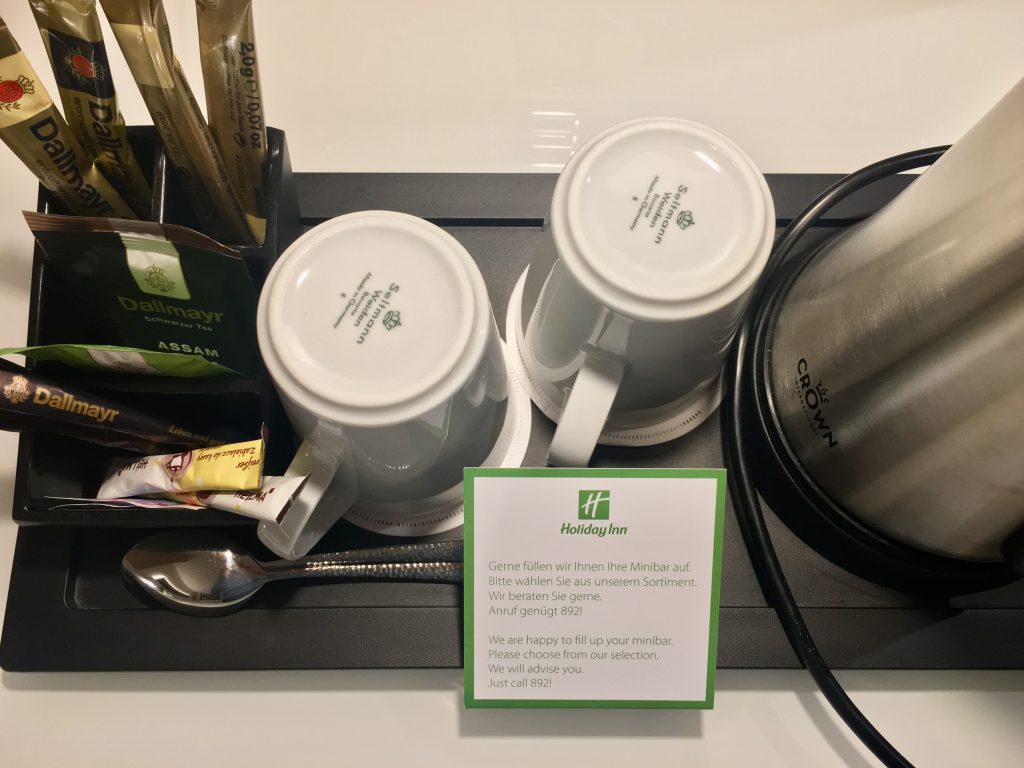 Holiday Inn Frankfurt Airport flughafen wasserkocher