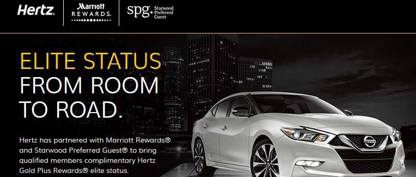 SPG/ Marriott: Status Match zu Hertz