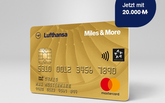 lufthansa Miles and More Kreditkarte KOSTENFREI + 20.000 Meilen für Neukunden