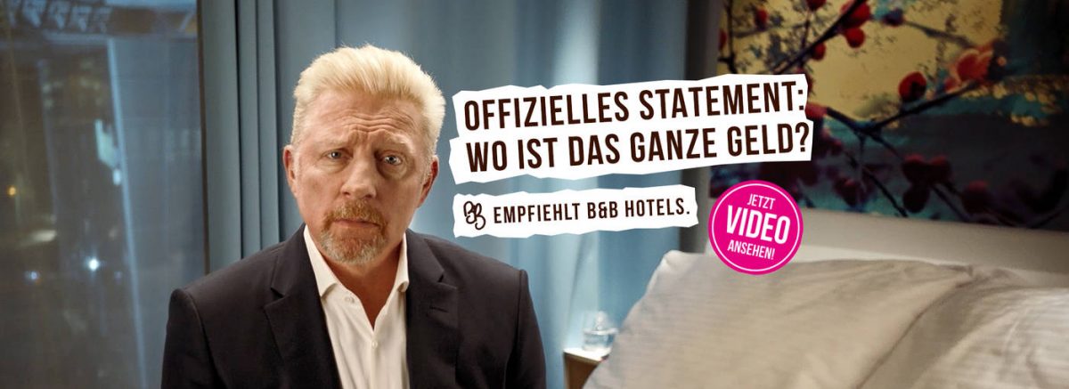 Boris Becker wirbt für B&B Hotels