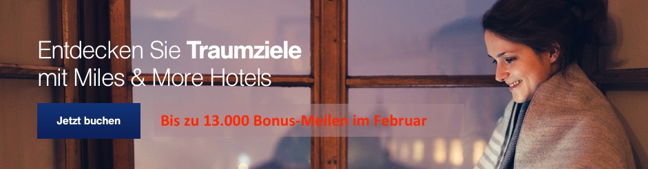 hotels & cars by points Miles & More Hotels: Bis zu 13000 Bonus-Meilen für eine Buchung lufthansa september 2018