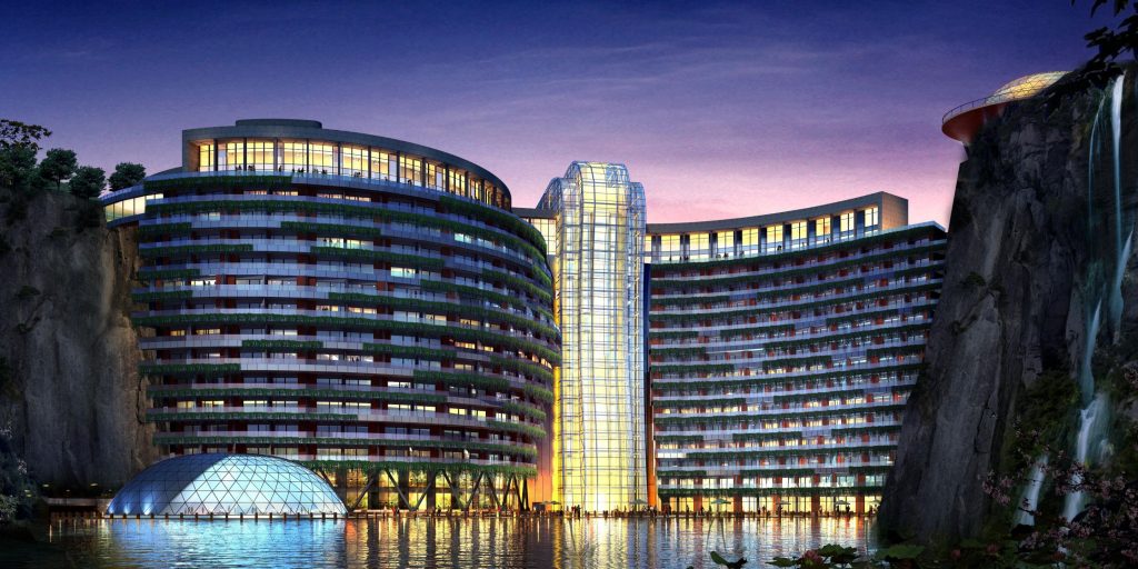 InterContinental Shanghai Wonderland IHG China IC Interconti reward nights ihg rewards club ambassador Sheshan Mountain Range Shenkeng Quarry