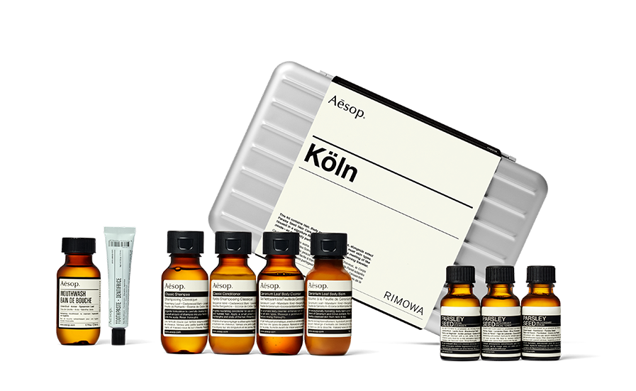 Aesop + RIMOWA: Köln Travel Kit