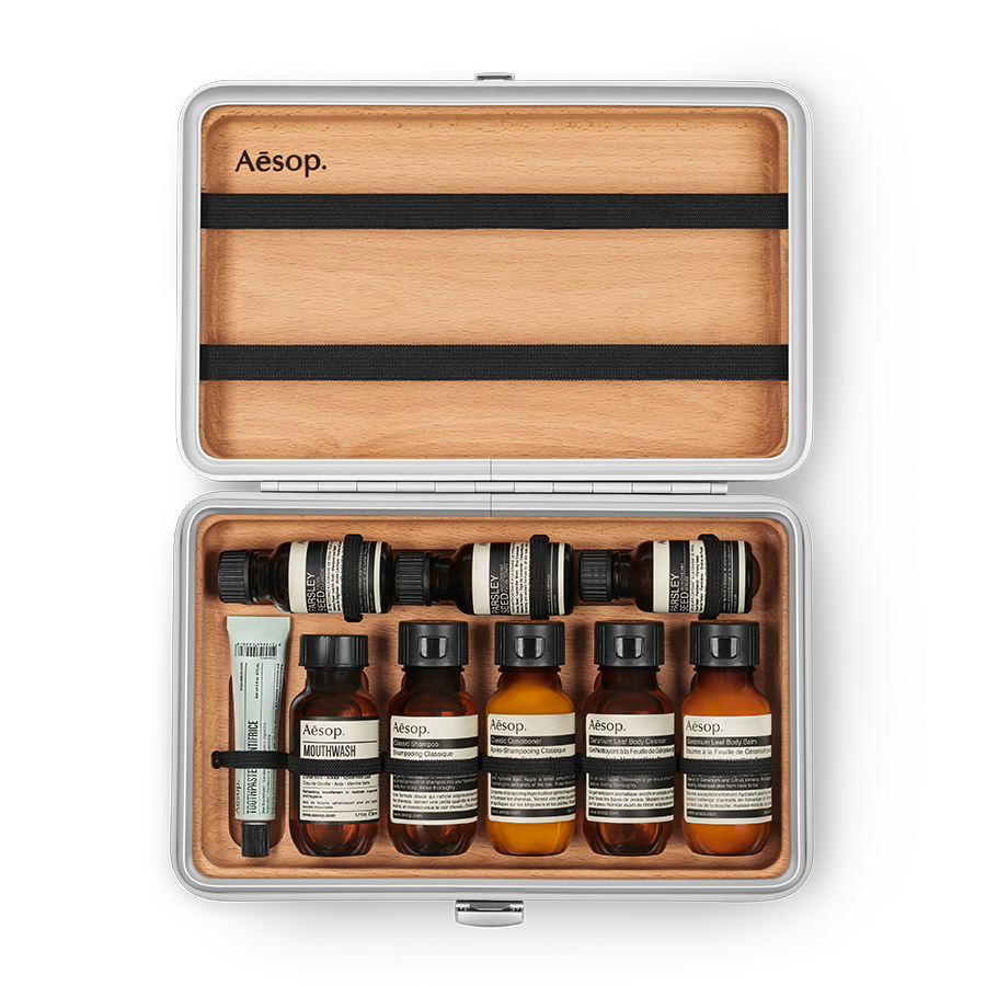 Aesop + RIMOWA: Köln Travel Kit