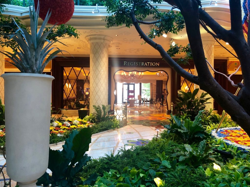 wynn las vegas the strip nevada sin city encore panorama king registration empfang rezeption
