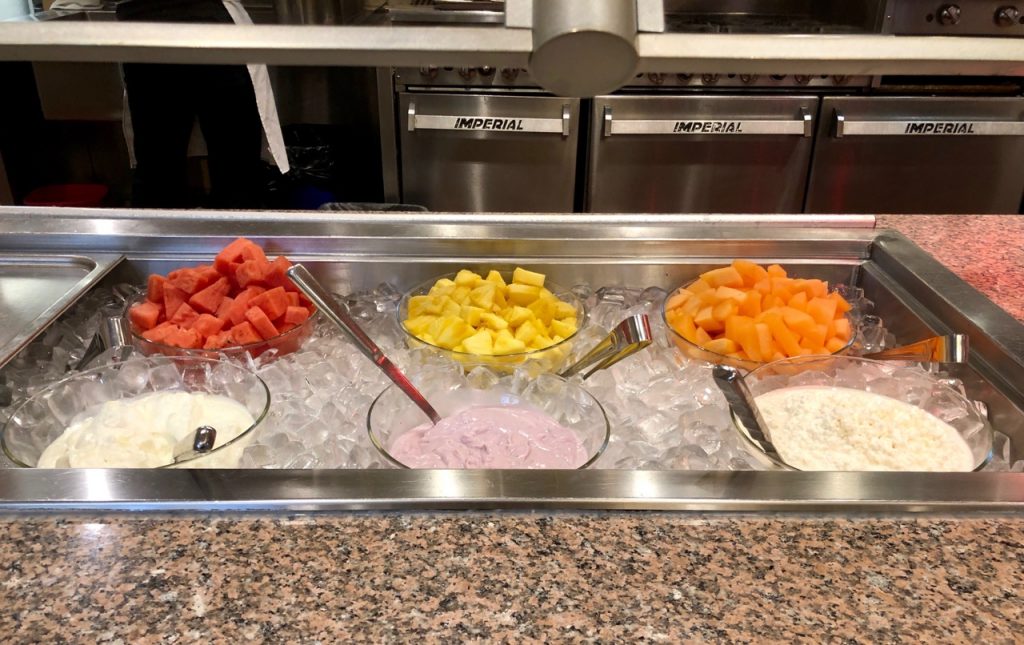 hilton garden inn palm springs rancho mirage hilton honors usa california kalifornien coachella frühstück breakfast