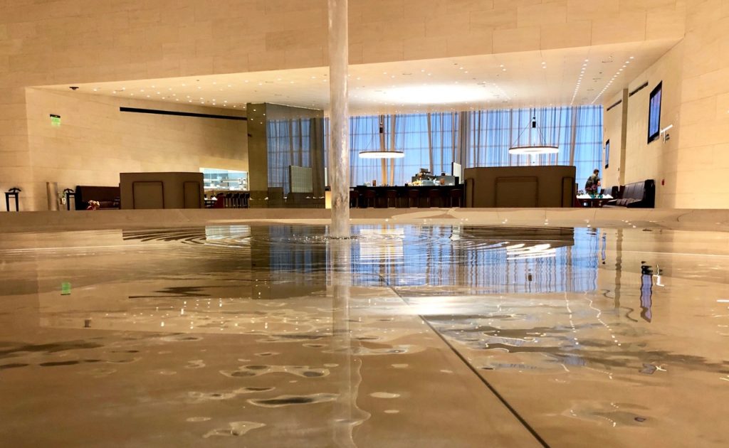 Review Qatar Al Safwa First Lounge doha doh airport flughafen qatar Lounge erfahrung qatar airways first class bewertung
