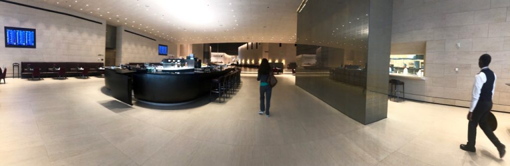 Review Qatar Al Safwa First Lounge doha doh airport flughafen qatar Lounge erfahrung qatar airways first class bewertung