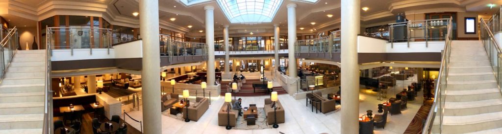 Hilton Berlin Gendarmenmarkt executive lounge club lounge deutscher dom hilton Honors