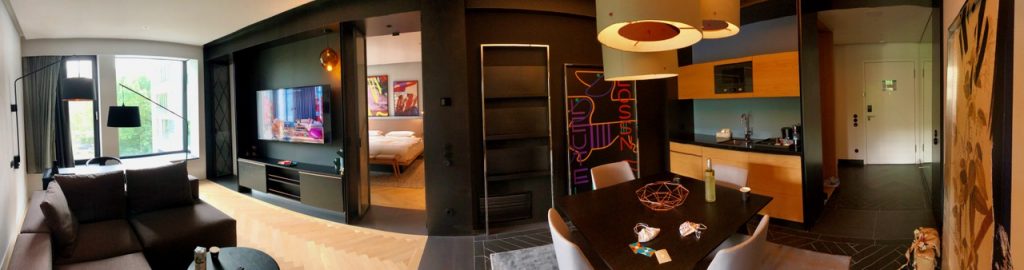 andaz munich schwabinger tor suite spa sauna pool münchen minga schwabing schickeria hyatt world of hyatt