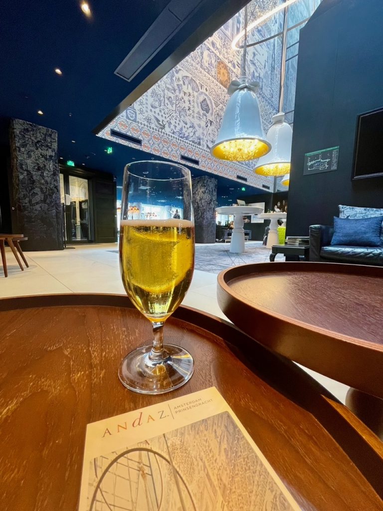 andaz amsterdam prinsengracht ams gracht world of hyatt woh globalist lobby pils pilsken